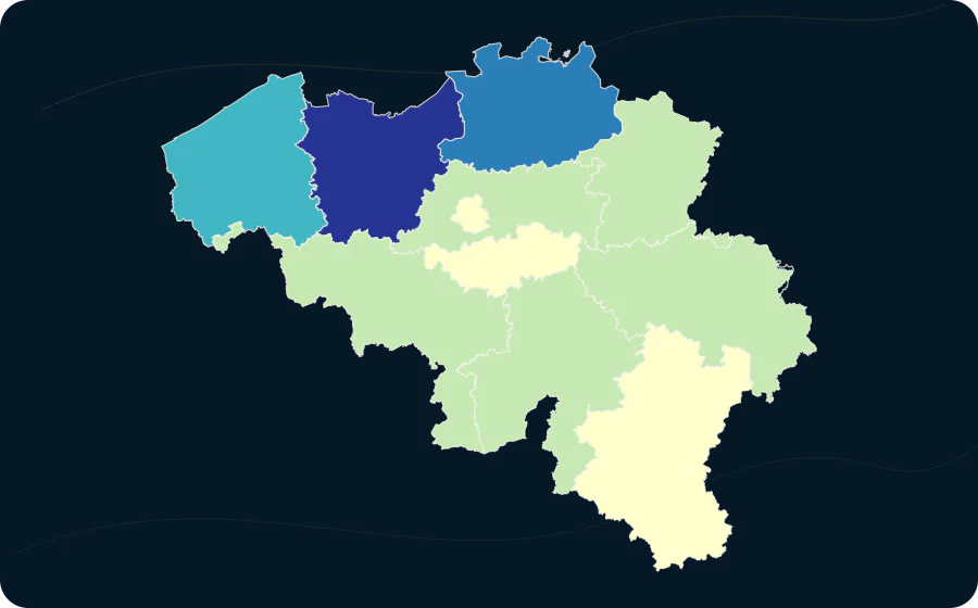 Kapazität der Abfallverbrennung zur Beseitigung, 2022. Exakte amtliche Grenzen; fehlende Werte bleiben neutral.