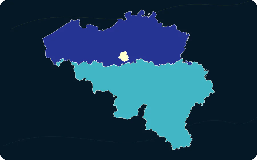 Bevölkerung in gesetzlichem Zusammenwohnen, 2024. Exakte amtliche Grenzen; fehlende Werte bleiben neutral.