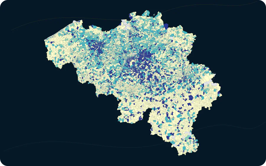 Anteil: Promotionsniveau, 2021. Exakte amtliche Grenzen; fehlende Werte bleiben neutral.