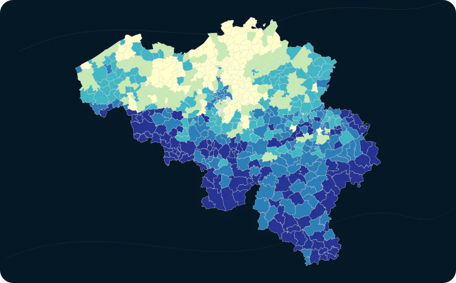 Anteil leerer/ungültiger Stimmzettel, 2024. Exakte amtliche Grenzen; fehlende Werte bleiben neutral.