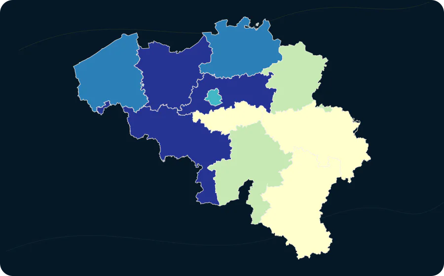 Positive COVID-19-Tests, 2025-04-30. Exakte amtliche Grenzen; fehlende Werte bleiben neutral.