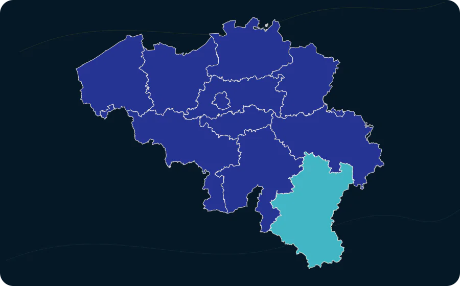 Reale Arbeitsproduktivität nach NUTS-2-Region — Volkswirtschaftlicher Posten: Reale Arbeitsproduktivität je Arbeitsstunde, 2024. Exakte amtliche Grenzen; fehlende Werte bleiben neutral.