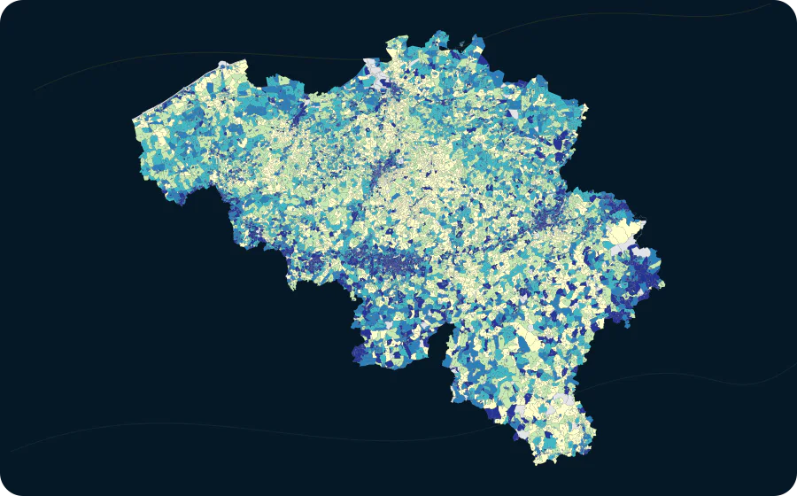 Anteil: Sekundarbereich I oder niedriger, 2021. Exakte amtliche Grenzen; fehlende Werte bleiben neutral.