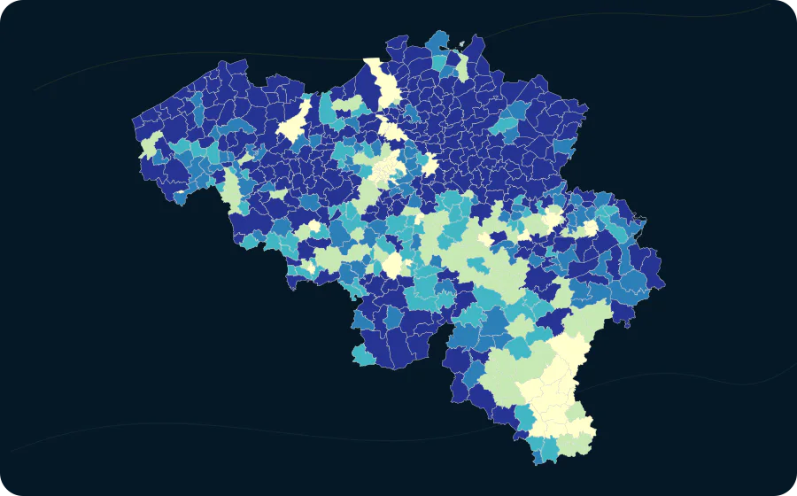 Medianalter, 2026. Exakte amtliche Grenzen; fehlende Werte bleiben neutral.
