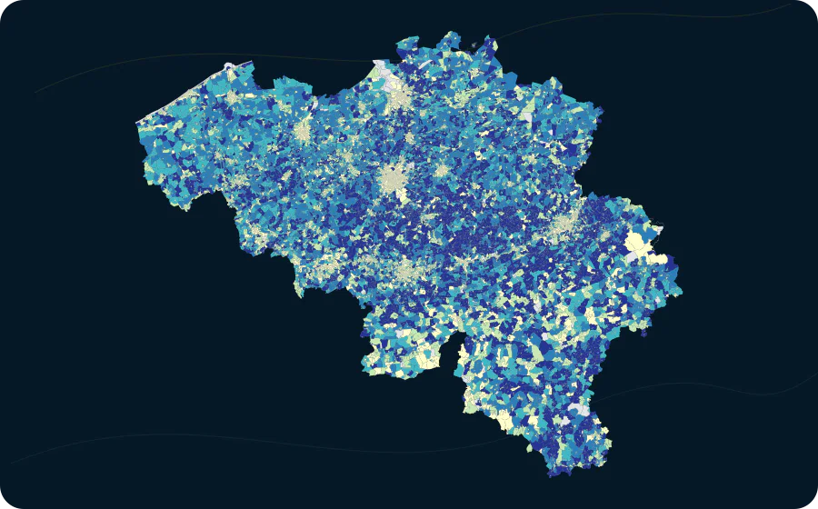 Autos je Haushalt, 2024. Exakte amtliche Grenzen; fehlende Werte bleiben neutral.