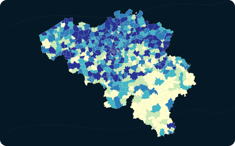 Haushalte nach Autobesitz, 2024. Exakte amtliche Grenzen; fehlende Werte bleiben neutral.