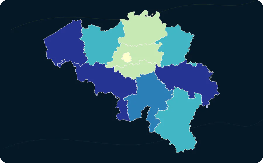 Bruttosterbeziffer, 2022. Exakte amtliche Grenzen; fehlende Werte bleiben neutral.
