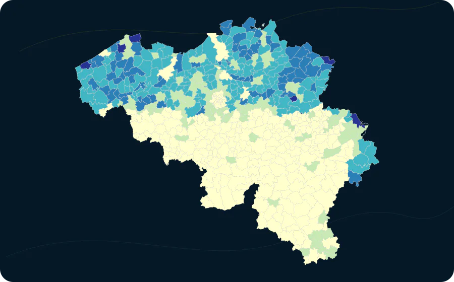 Verheiratet, 2026. Exakte amtliche Grenzen; fehlende Werte bleiben neutral.