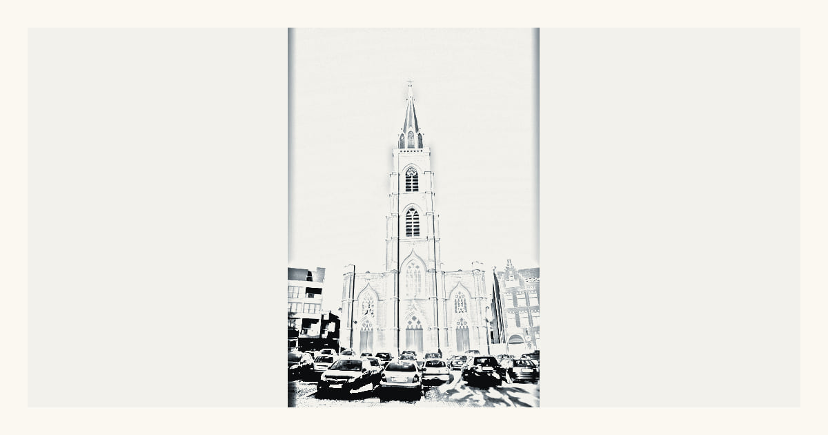 Onze-Lieve-Vrouw en Sint-Rochuskerk, une vue locale documentée de Boom