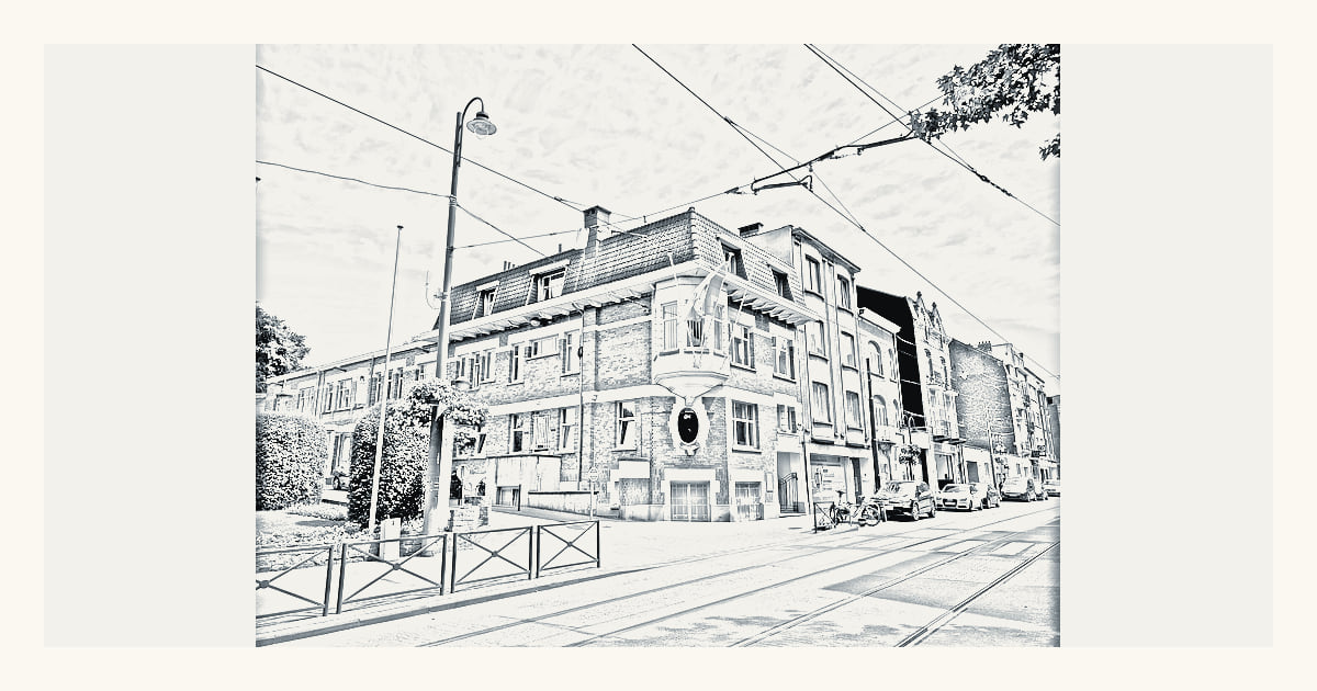 A documented local view of Berchem-Sainte-Agathe