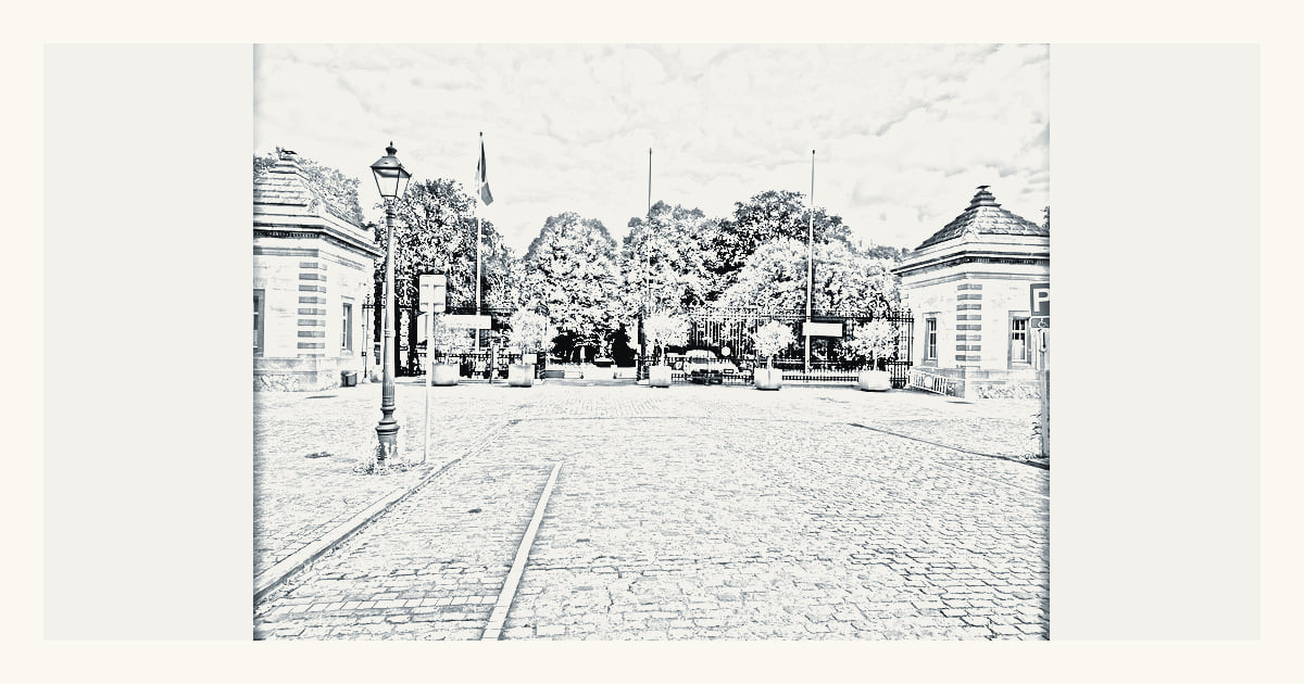 Brussels Cemetery, a documented local view of Evere