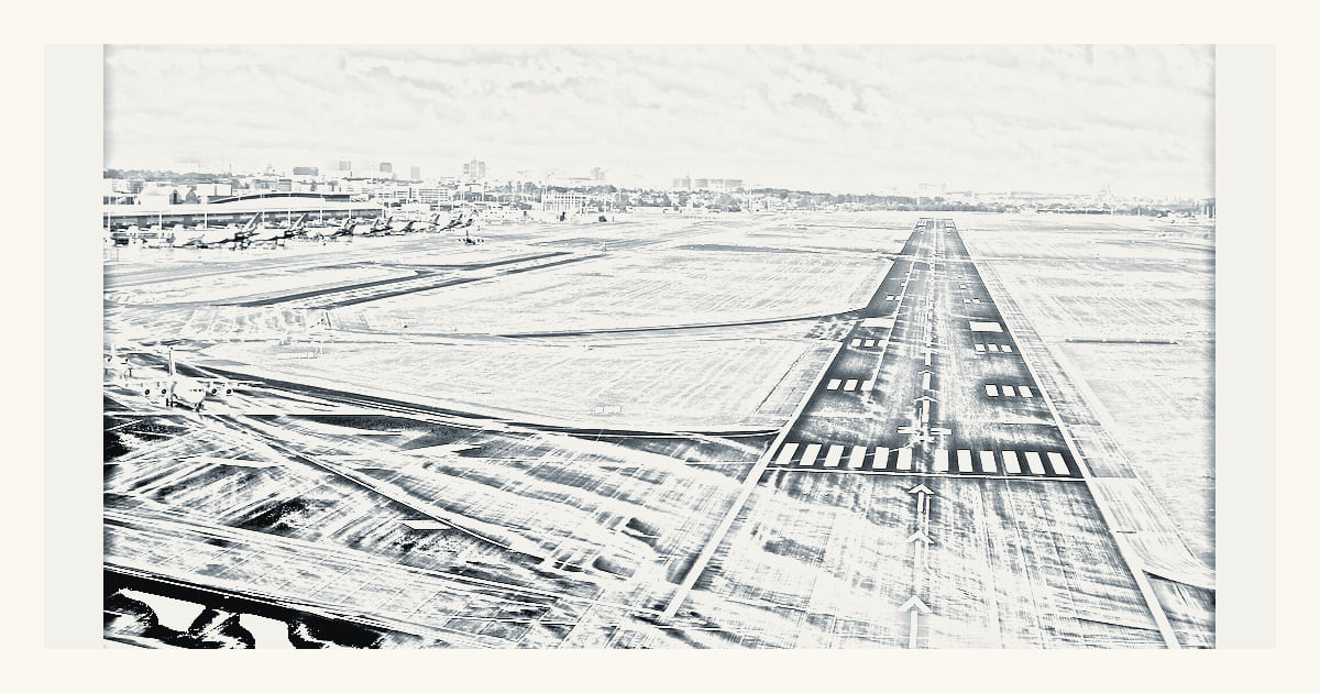 aéroport de Bruxelles, une vue locale documentée de Machelen