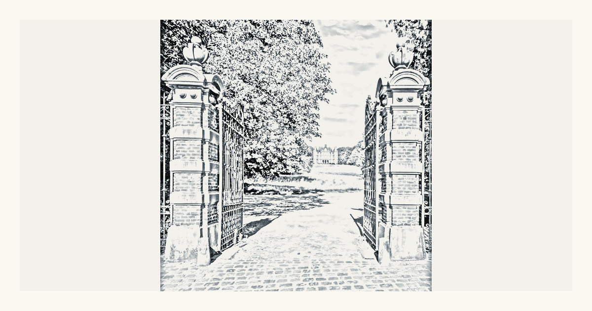 Château d’Ittre, a documented local view of Ittre