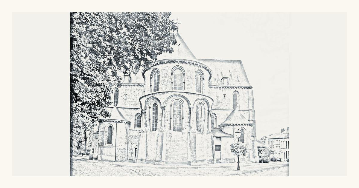 Église Saint-Médard, une vue locale documentée de Jodoigne