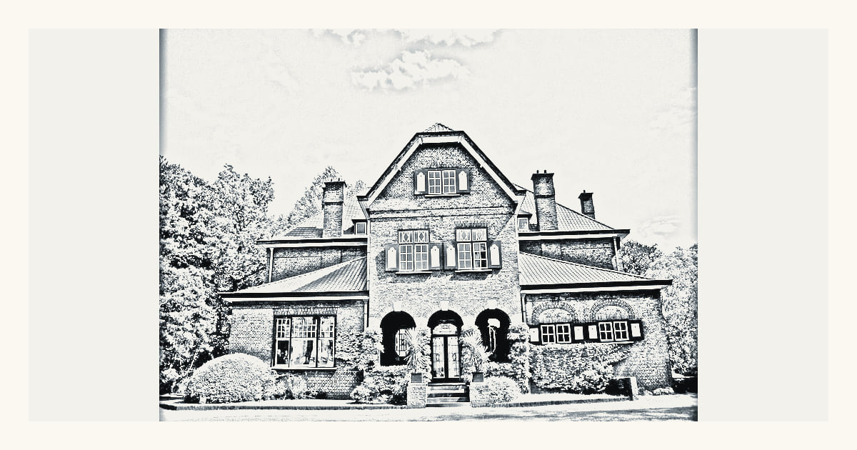 Villa De Olmen, a documented local view of Lebbeke