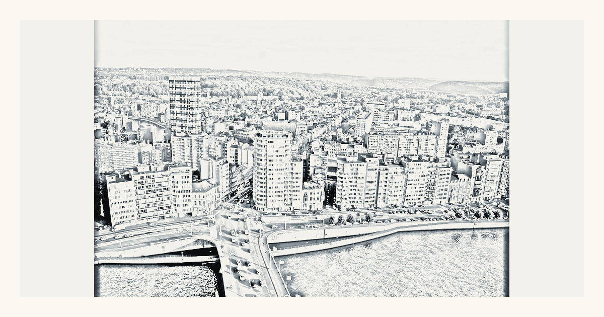 A documented local view of Liège