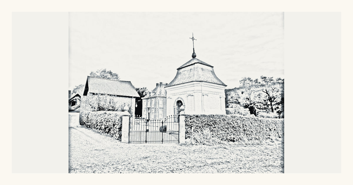 Ottegraeven Castle, a documented local view of Voeren
